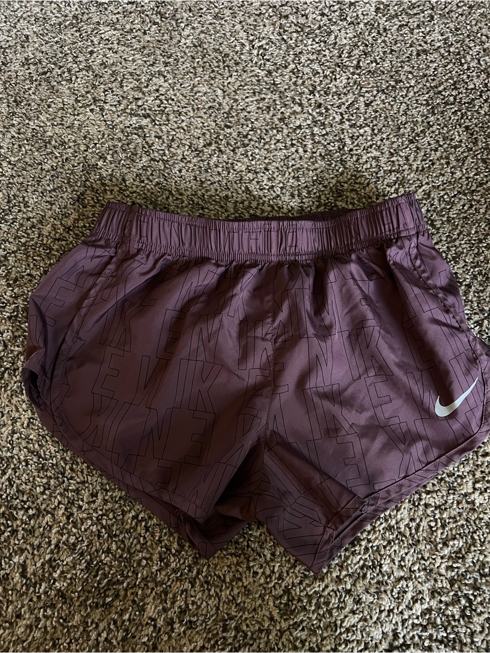 Nike Women’s Burgundy Athletic Running Shorts
